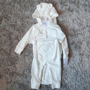 Carter's white baby basic set